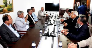 বিএনপি মহাসচিব মির্জা ফখরুলের সঙ্গে ব্যবসায়ী নেতাদের সাক্ষাৎ